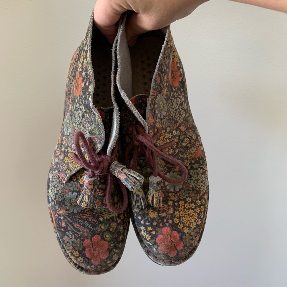 Floral booties